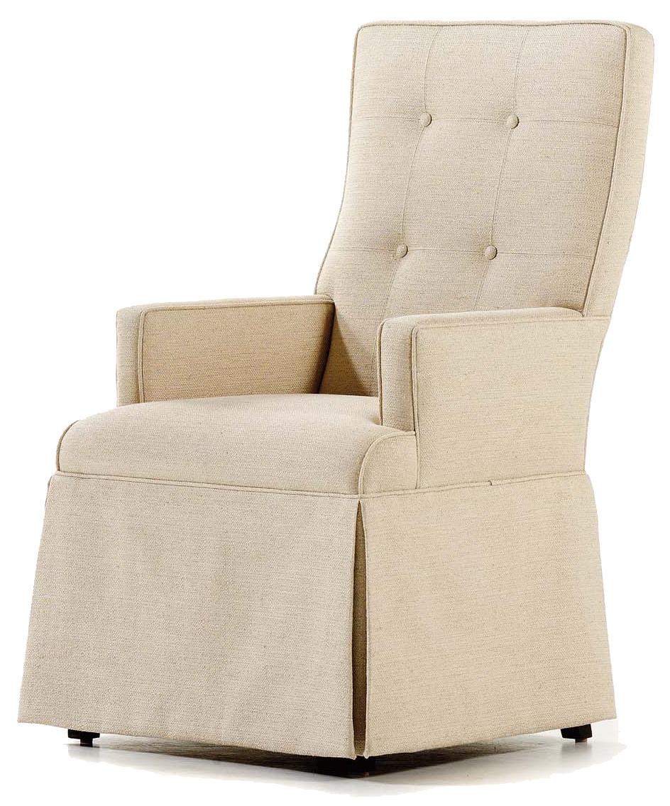 Skirted arm chair sale